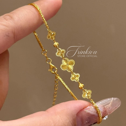 Four-Leaf Clover Bracelet