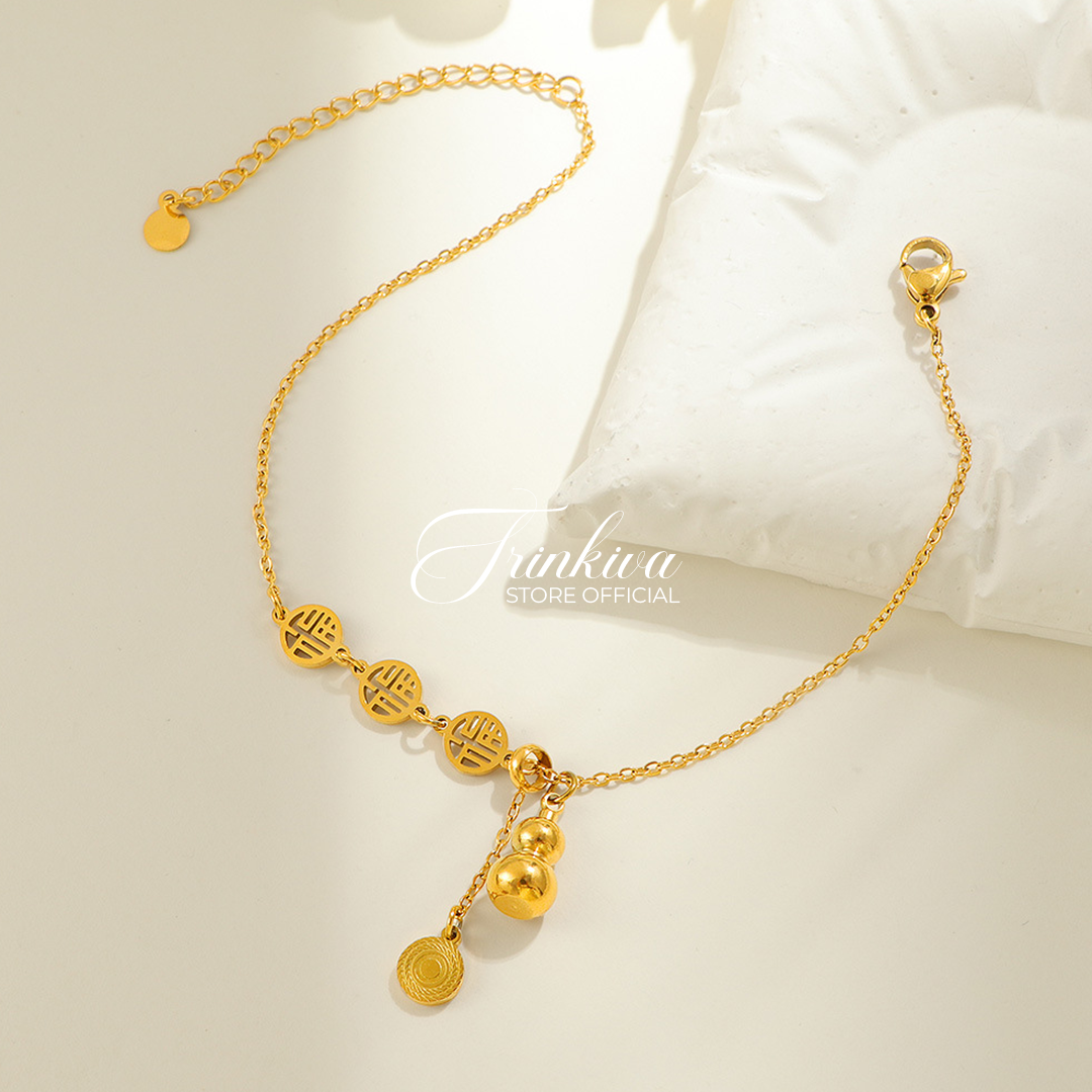 Gourd Charm Anklet