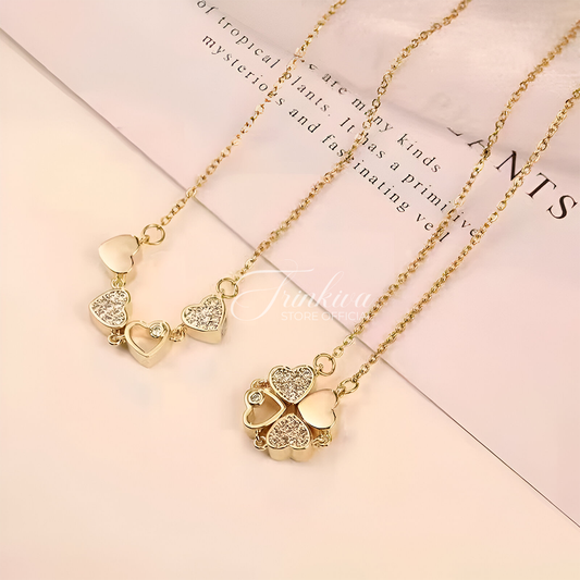 Lucky Four-Leaf Clover Pendant Necklace (2 Style)