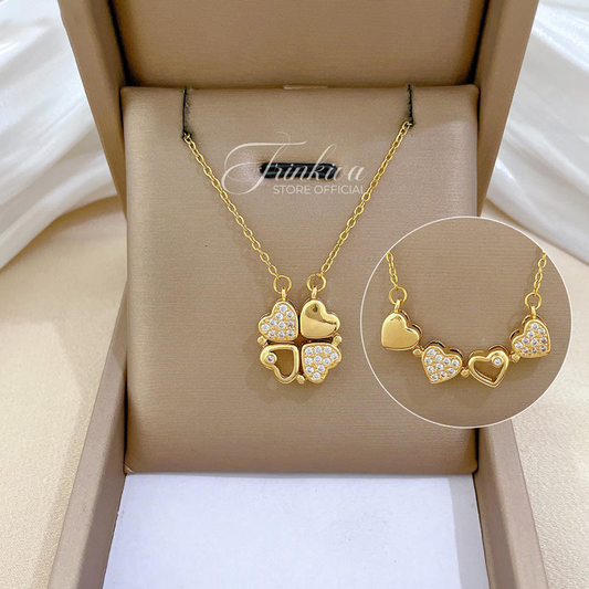Lucky Four-Leaf Clover Pendant Necklace (2 Style)