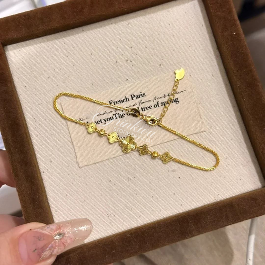 Four-Leaf Clover Bracelet
