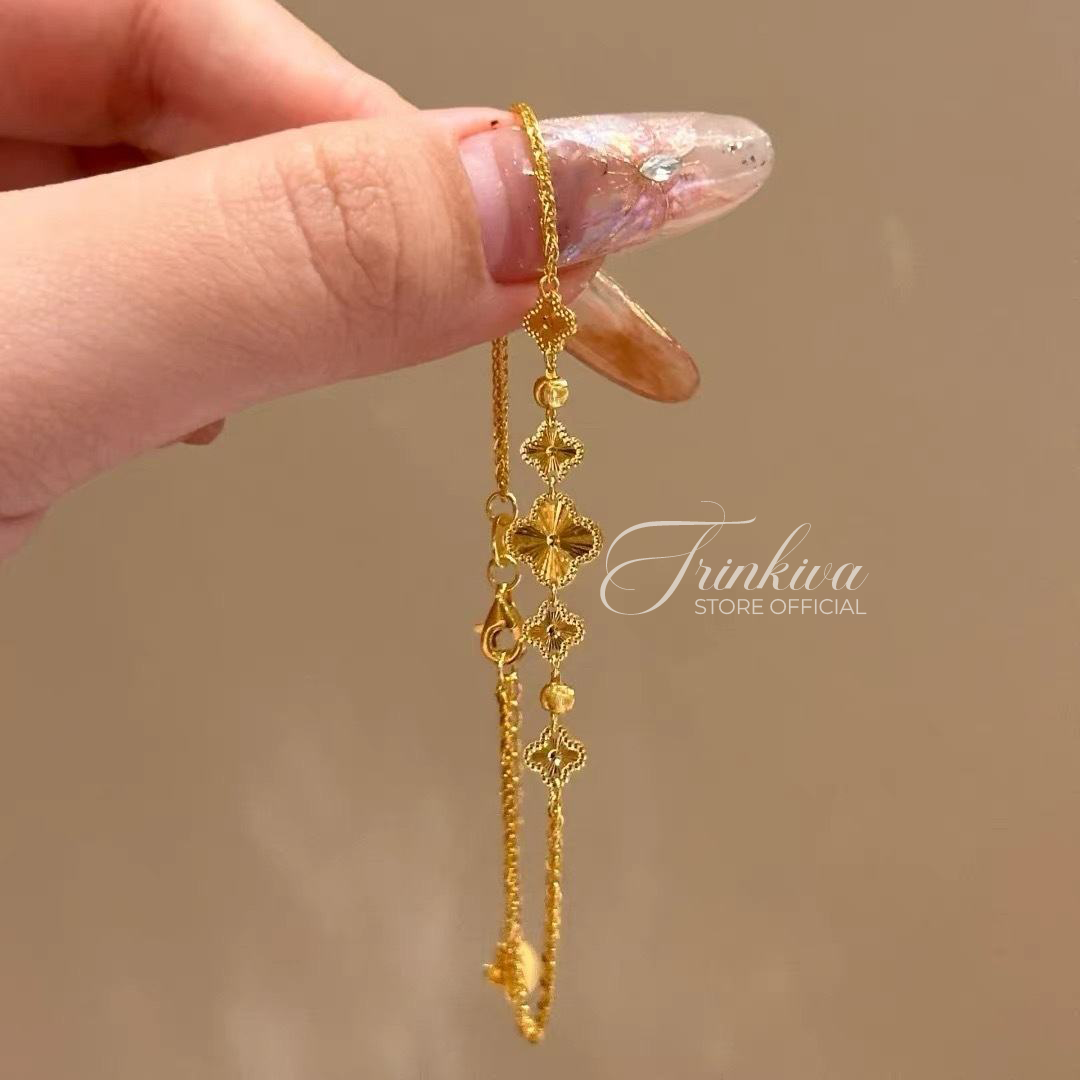 Four-Leaf Clover Bracelet