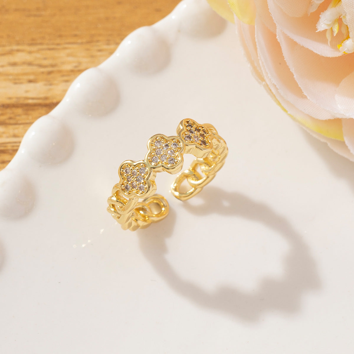 Clover Band (Adjustable Ring)