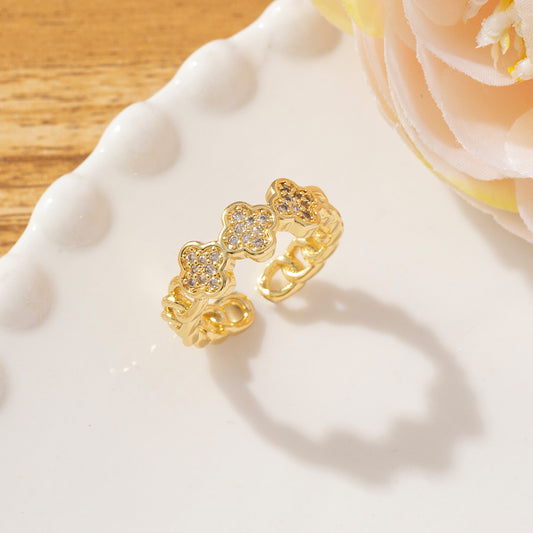 Clover Band (Adjustable Ring)
